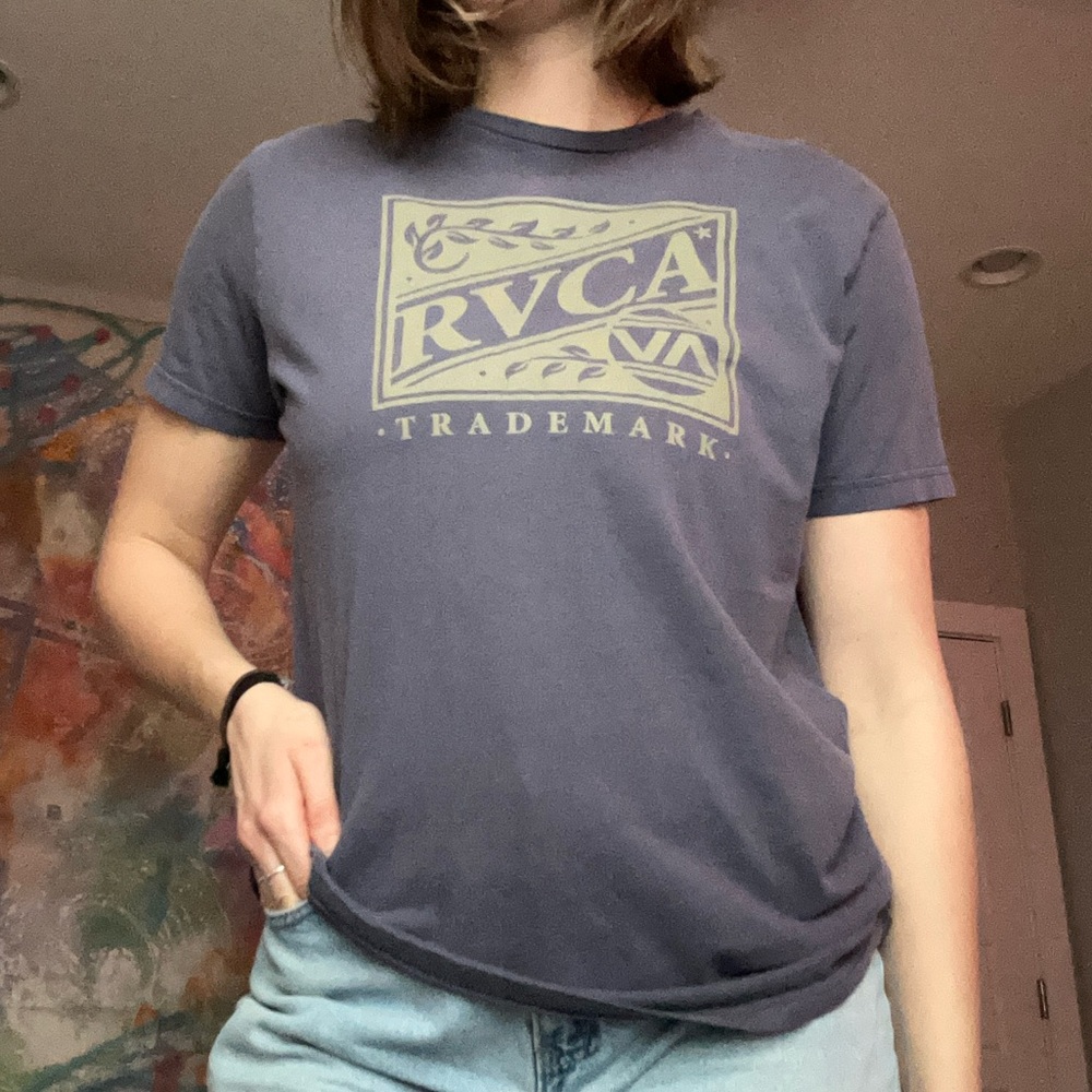 RVCA Purple Graphic Tee